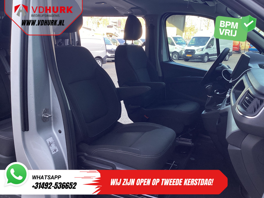 Renault Trafic 2.0 dCi 150 pk Aut. L2 DC Dubbel Cabine NL Auto/ 2xSchuifdeur/ LED/ Carplay/ Climate/ Camera/ PDC/ LMV 11
