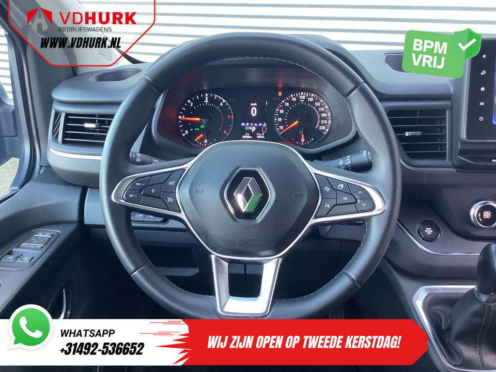 Renault Trafic 2.0 dCi 150 pk Aut. L2 DC Dubbel Cabine NL Auto/ 2xSchuifdeur/ LED/ Carplay/ Climate/ Camera/ PDC/ LMV 12