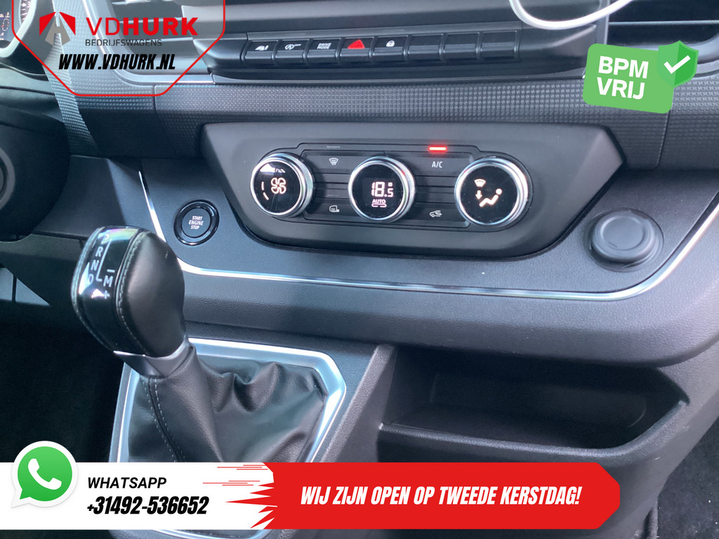 Renault Trafic 2.0 dCi 150 pk Aut. L2 DC Dubbel Cabine NL Auto/ 2xSchuifdeur/ LED/ Carplay/ Climate/ Camera/ PDC/ LMV 13