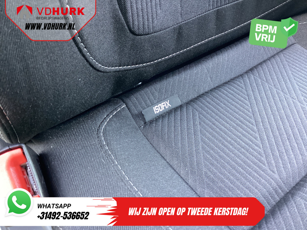 Renault Trafic 2.0 dCi 150 pk Aut. L2 DC Dubbel Cabine NL Auto/ 2xSchuifdeur/ LED/ Carplay/ Climate/ Camera/ PDC/ LMV 14