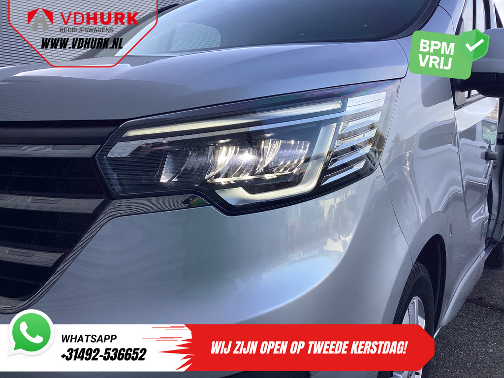 Renault Trafic 2.0 dCi 150 pk Aut. L2 DC Dubbel Cabine NL Auto/ 2xSchuifdeur/ LED/ Carplay/ Climate/ Camera/ PDC/ LMV 15