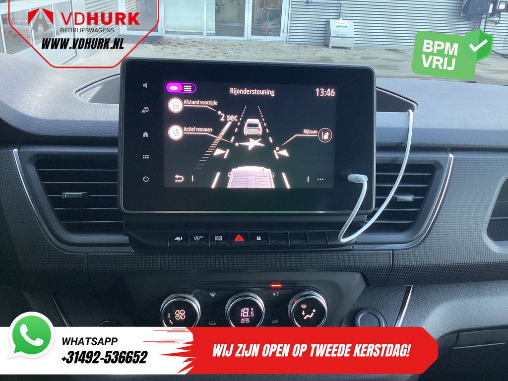 Renault Trafic 2.0 dCi 150 pk Aut. L2 DC Dubbel Cabine NL Auto/ 2xSchuifdeur/ LED/ Carplay/ Climate/ Camera/ PDC/ LMV 17