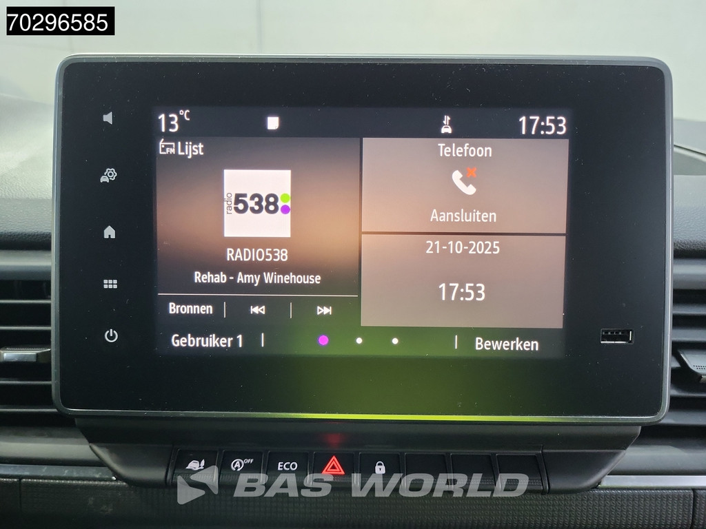 Renault Trafic 130pk L1H1 LED Airco Cruise 7inch-Display CarPlay Euro6 L1 Kompakt Airco Cruise control 12