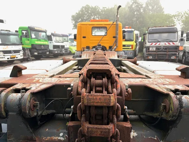 Scania P114-340 6x2 WITH MULTILIFT CONTAINERSYSTEM ONLY 80.500 KM!! ORIGINAL (10 TIRES / FULL STEEL SUSPENSION / 12 GEARS MANUAL GEARBOX / 9.000 KG. FRONT AXLE) 14