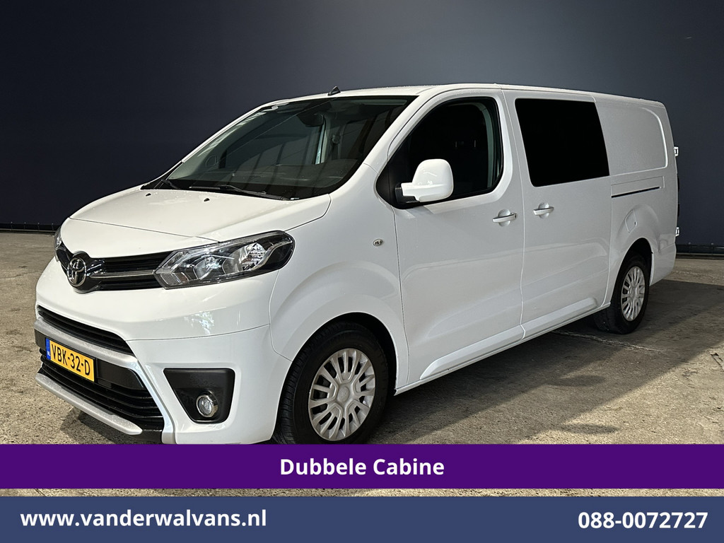 Toyota PROACE 2.0D-4D 123pk L3H1 Dubbele cabine Euro6 Airco | 5-Zits | 2x Zijdeur | 2500kg Trekhaak Navigatie, Cruiscontrol, Parkeersensoren 10