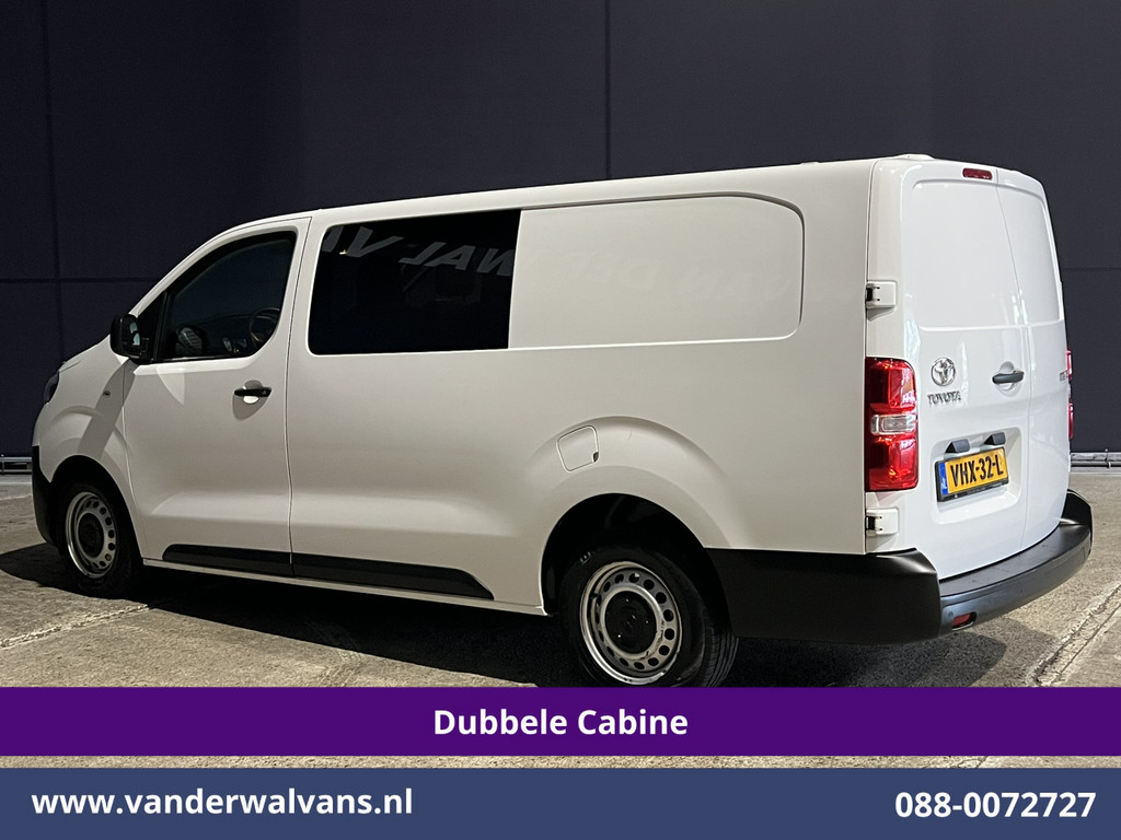 Toyota PROACE Worker 2.0 D-4D 123pk L3H1 Dubbele Cabine Euro6 Airco | 6-Zits | Navigatie | Apple Carplay Cruisecontrol, Android Auto, Parkeersensoren, Bijrijdersbank 10