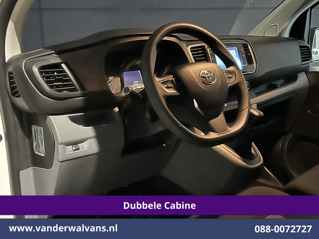 Toyota PROACE Worker 2.0 D-4D 123pk L3H1 Dubbele Cabine Euro6 Airco | 6-Zits | Navigatie | Apple Carplay Cruisecontrol, Android Auto, Parkeersensoren, Bijrijdersbank 17