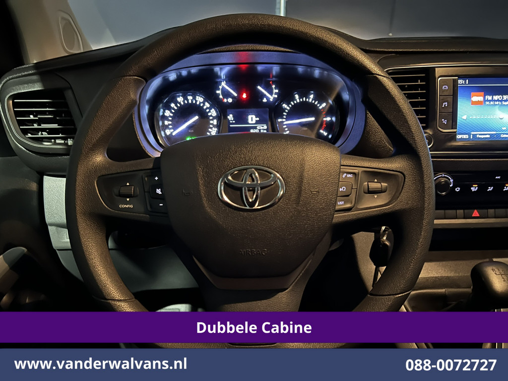 Toyota PROACE Worker 2.0 D-4D 123pk L3H1 Dubbele Cabine Euro6 Airco | 6-Zits | Navigatie | Apple Carplay Cruisecontrol, Android Auto, Parkeersensoren, Bijrijdersbank 18