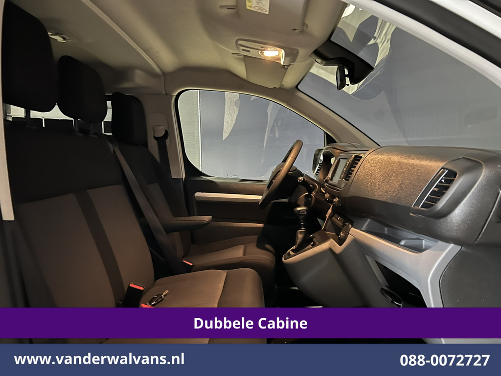 Toyota PROACE Worker 2.0 D-4D 123pk L3H1 Dubbele Cabine Euro6 Airco | 6-Zits | Navigatie | Apple Carplay Cruisecontrol, Android Auto, Parkeersensoren, Bijrijdersbank 7