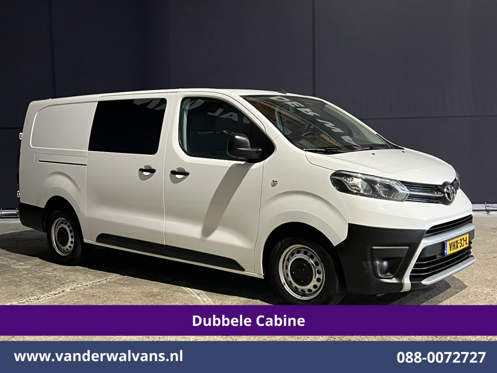 Toyota PROACE Worker 2.0 D-4D 123pk L3H1 Dubbele Cabine Euro6 Airco | 6-Zits | Navigatie | Apple Carplay Cruisecontrol, Android Auto, Parkeersensoren, Bijrijdersbank 8
