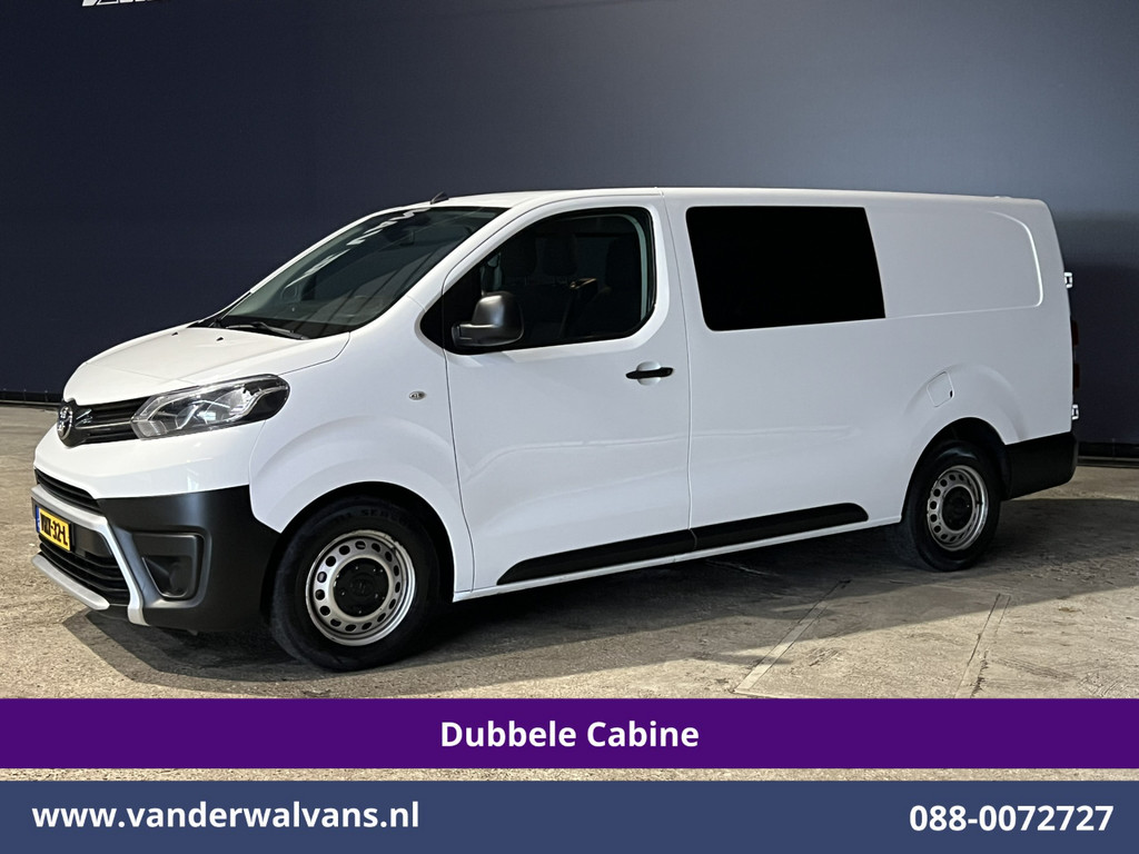 Toyota PROACE Worker 2.0 D-4D 123pk L3H1 Dubbele Cabine Euro6 Airco | 6-Zits | Navigatie | Apple Carplay Cruisecontrol, Android Auto, Parkeersensoren, Bijrijdersbank 9