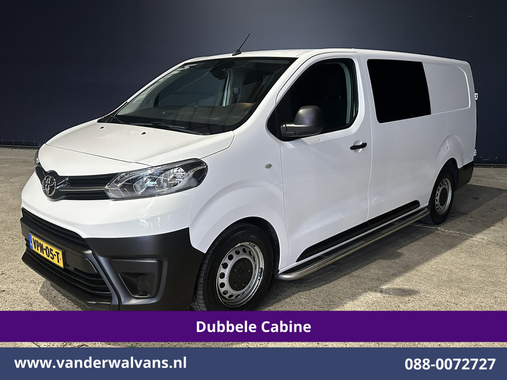 Toyota PROACE Worker 2.0 D-4D 145pk L3H1 Dubbele Cabine Euro6 Airco | 6-zits | Navigatie | Apple Carplay Cruisecontol, Android Auto, 2500kg Trekhaak, Sidebars, Parkeersensoren, Bijrijdersbank 10