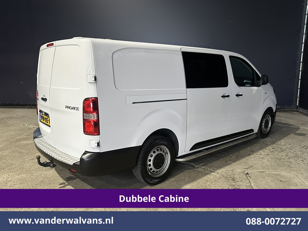 Toyota PROACE Worker 2.0 D-4D 145pk L3H1 Dubbele Cabine Euro6 Airco | 6-zits | Navigatie | Apple Carplay Cruisecontol, Android Auto, 2500kg Trekhaak, Sidebars, Parkeersensoren, Bijrijdersbank 12