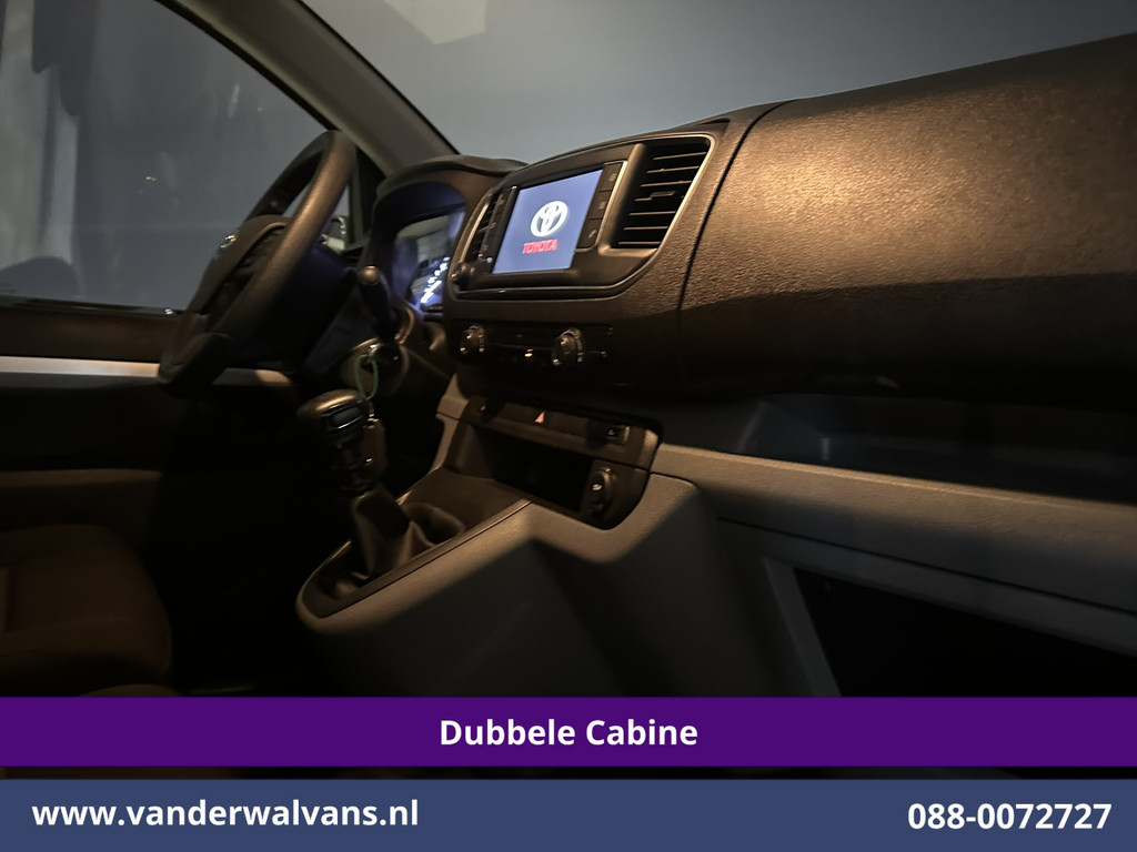 Toyota PROACE Worker 2.0 D-4D 145pk L3H1 Dubbele Cabine Euro6 Airco | 6-zits | Navigatie | Apple Carplay Cruisecontol, Android Auto, 2500kg Trekhaak, Sidebars, Parkeersensoren, Bijrijdersbank 13
