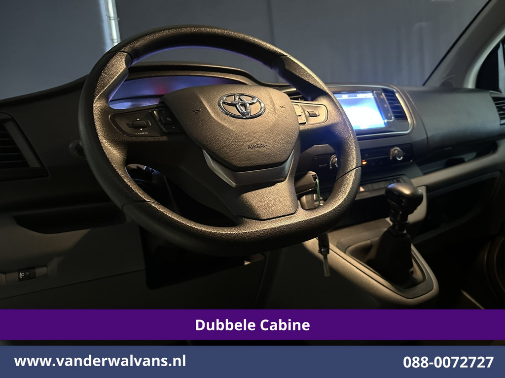 Toyota PROACE Worker 2.0 D-4D 145pk L3H1 Dubbele Cabine Euro6 Airco | 6-zits | Navigatie | Apple Carplay Cruisecontol, Android Auto, 2500kg Trekhaak, Sidebars, Parkeersensoren, Bijrijdersbank 14