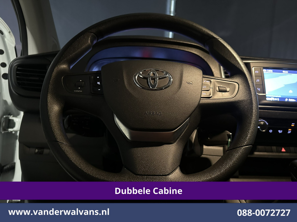 Toyota PROACE Worker 2.0 D-4D 145pk L3H1 Dubbele Cabine Euro6 Airco | 6-zits | Navigatie | Apple Carplay Cruisecontol, Android Auto, 2500kg Trekhaak, Sidebars, Parkeersensoren, Bijrijdersbank 15