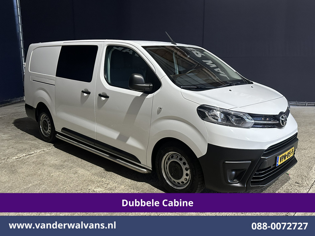 Toyota PROACE Worker 2.0 D-4D 145pk L3H1 Dubbele Cabine Euro6 Airco | 6-zits | Navigatie | Apple Carplay Cruisecontol, Android Auto, 2500kg Trekhaak, Sidebars, Parkeersensoren, Bijrijdersbank 9