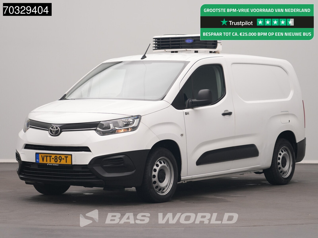Toyota ProAce City 102pk Koelwagen Carrier Neos L2H1 Airco Cruise Euro6 L2 Koel Koeler Kühl Kühler Kühlwagen Kühlkasten Airco Cruise control