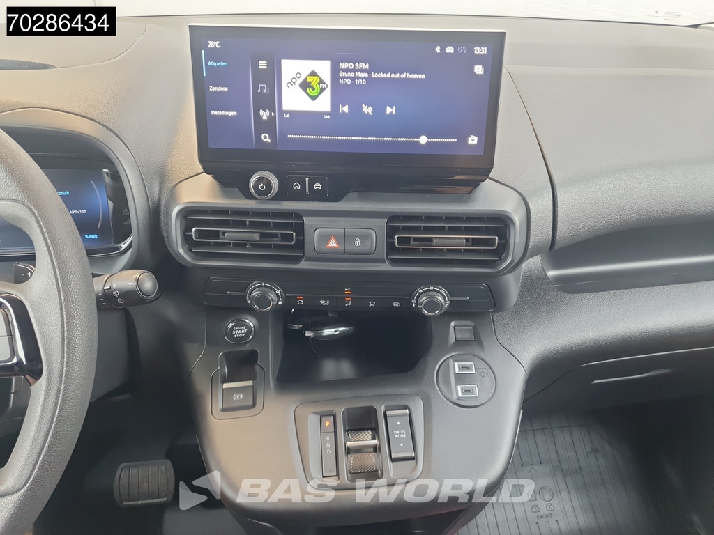 Toyota Proace City Active 136PK Elektrisch 50kWh Long 2x Schuifdeur WLTP 275km LED Airco CarPlay Camera Parkeersensoren 3m3 Airco Cruise control 15