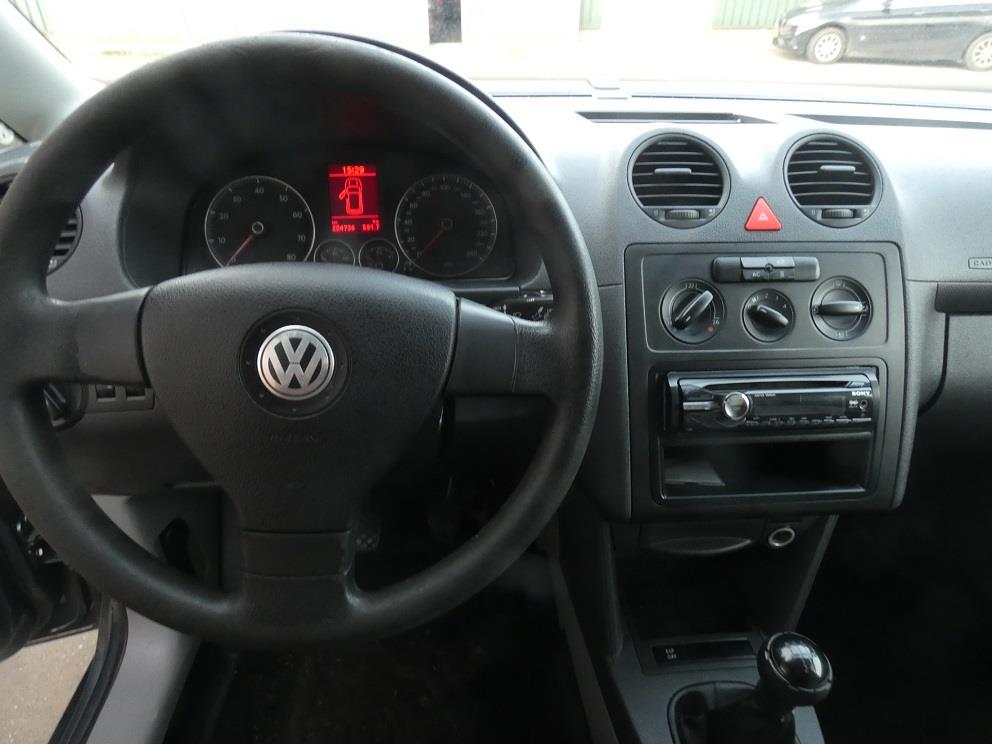Volkswagen Caddy 1.6 850 kg.airco*sch/deur*oh historie*netjes 11
