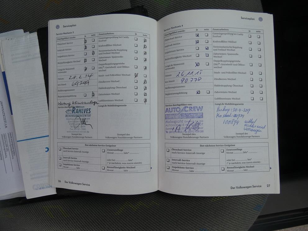 Volkswagen Caddy 1.6 850 kg.airco*sch/deur*oh historie*netjes 13