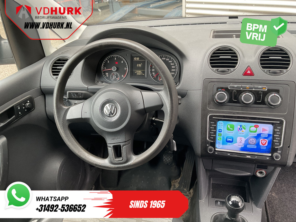 Volkswagen Caddy 1.6 TDI 100 pk EXPORT Carplay/ DB-Riem V.V./ Airco/ 17?LMV/ Trekhaak 12