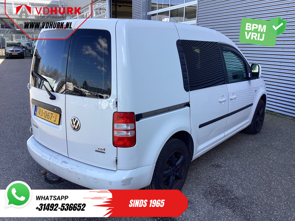 Volkswagen Caddy 1.6 TDI 102 pk Aut. Export DB-Riem V.V/ Navi/ Cruise/ PDC/ Leder/ LMV/ Airco/ Trekhaak 8