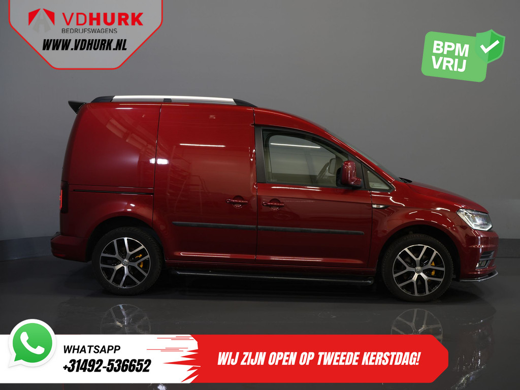 Volkswagen Caddy 2.0 TDI 100 pk C-Edition DSG Aut. BPM VRIJ! Bi-Xenon/ Adapt. Cruise/ Leder/ Climate/ Carplay/ Stoelverw./ Roofrails/ Sidesteps/ Trekhaak 11