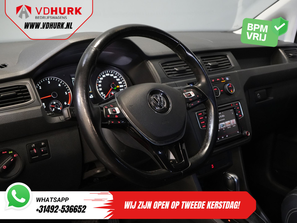 Volkswagen Caddy 2.0 TDI 100 pk C-Edition DSG Aut. BPM VRIJ! Bi-Xenon/ Adapt. Cruise/ Leder/ Climate/ Carplay/ Stoelverw./ Roofrails/ Sidesteps/ Trekhaak 14