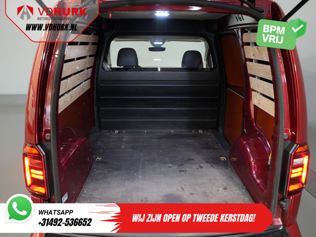 Volkswagen Caddy 2.0 TDI 100 pk C-Edition DSG Aut. BPM VRIJ! Bi-Xenon/ Adapt. Cruise/ Leder/ Climate/ Carplay/ Stoelverw./ Roofrails/ Sidesteps/ Trekhaak 15