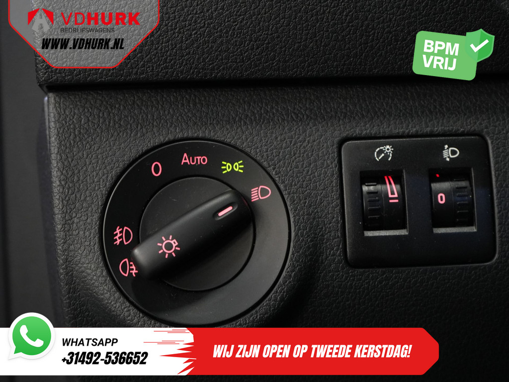 Volkswagen Caddy 2.0 TDI 100 pk C-Edition DSG Aut. BPM VRIJ! Bi-Xenon/ Adapt. Cruise/ Leder/ Climate/ Carplay/ Stoelverw./ Roofrails/ Sidesteps/ Trekhaak 18