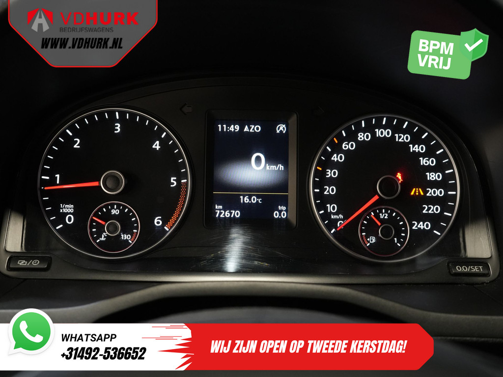 Volkswagen Caddy 2.0 TDI 100 pk C-Edition DSG Aut. BPM VRIJ! Bi-Xenon/ Adapt. Cruise/ Leder/ Climate/ Carplay/ Stoelverw./ Roofrails/ Sidesteps/ Trekhaak 20