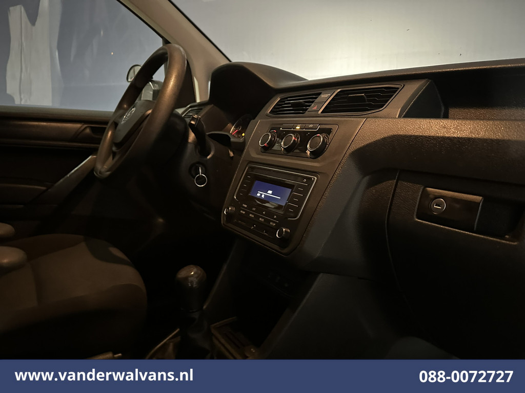 Volkswagen Caddy 2.0 TDI 102pk L1H1 Euro6 Airco | LED | Cruisecontrol | 1500kg Trekhaak Parkeersensoren, Zijdeur 12