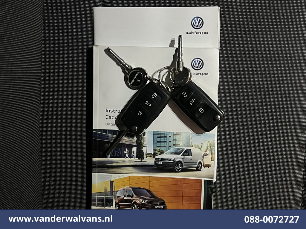 Volkswagen Caddy 2.0 TDI L1H1 Euro6 Airco | Navigatie | Camera | Cruisecontrol | Trekhaak | Apple Carplay | Android Auto Parkeersensoren 21