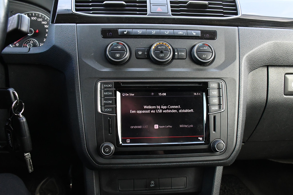 Volkswagen Caddy 2.0 TDI L1H1 Exclusive Edition Adaptieve Cruise, Carplay, LED, Clima, Stoelverwarming, Sensoren, Trkehaak, Uniek! 17