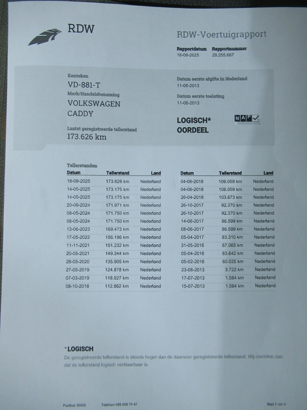 Volkswagen Caddy 2.0i 80KW Ecofuel CNG + Benzine ( Aardgas Natural Gaz ) 13
