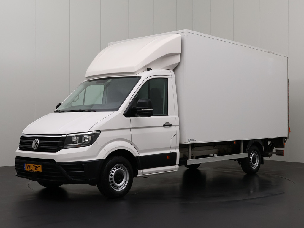 Volkswagen Crafter 2.0TDI 140PK Bakwagen+Laadklep | 4,45 Laadlengte | Navigatie | Airco | Cruise | 3-Persoons | Dakspoiler | Zijdeur 7