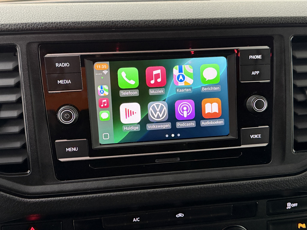 Volkswagen Crafter 2.0TDI 140PK L3H3 Highline | Camera | Leder | Airco | Cruise | 3-Persoons | Betimmering 18