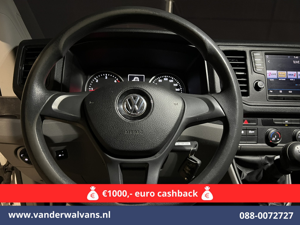 Volkswagen Crafter 2.0 TDI 140 pk L3H3 L2H2 Euro6 Airco | Camera | Navigatie | Apple Carplay | Massagestoel Android Auto, Parkeersensoren, 3000kg trekvermogen 16