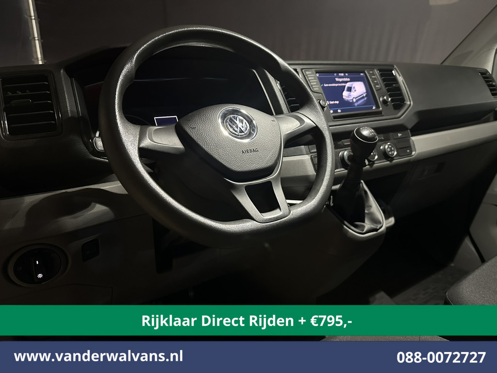 Volkswagen Crafter 2.0 TDI 140pk L3H3 L2H2 Euro6 *Rijklaar Direct Rijden* Airco | Navigatie | Apple Carplay | Android Auto | Cruisecontrol Bijrijdersbank, 3000kg trekvermogen, zilver 15