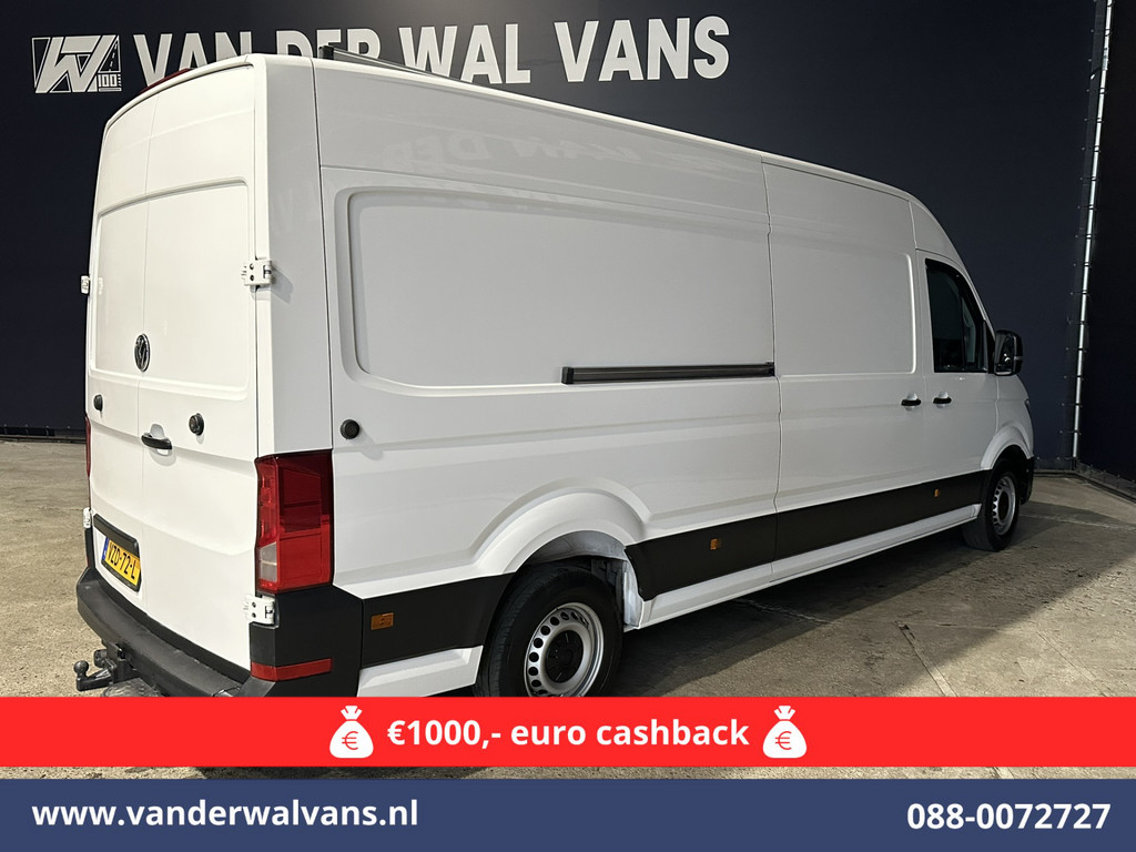 Volkswagen Crafter 2.0 TDI 140 pk L4H3 L3H2 Euro6 ** Airco | 3000kg trekhaak | Cruisecontrol | Parkeersensoren Bijrijdersbank 11