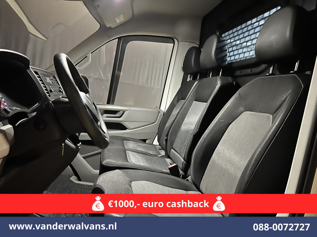 Volkswagen Crafter 2.0 TDI 140 pk L4H3 L3H2 Euro6 ** Airco | 3000kg trekhaak | Cruisecontrol | Parkeersensoren Bijrijdersbank 15