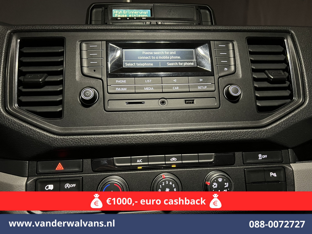 Volkswagen Crafter 2.0 TDI 140 pk L4H3 L3H2 Euro6 ** Airco | 3000kg trekhaak | Cruisecontrol | Parkeersensoren Bijrijdersbank 7