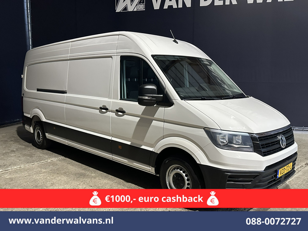 Volkswagen Crafter 2.0 TDI 140 pk L4H3 L3H2 Euro6 ** Airco | 3000kg trekhaak | Cruisecontrol | Parkeersensoren Bijrijdersbank 8