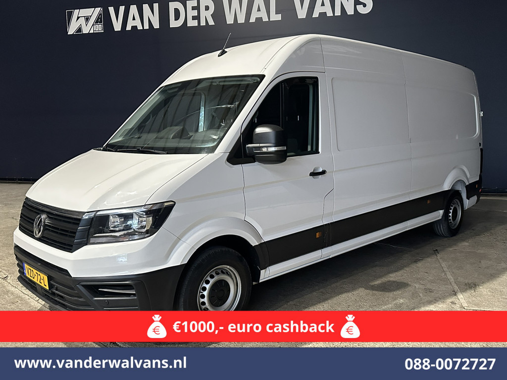Volkswagen Crafter 2.0 TDI 140 pk L4H3 L3H2 Euro6 ** Airco | 3000kg trekhaak | Cruisecontrol | Parkeersensoren Bijrijdersbank 9