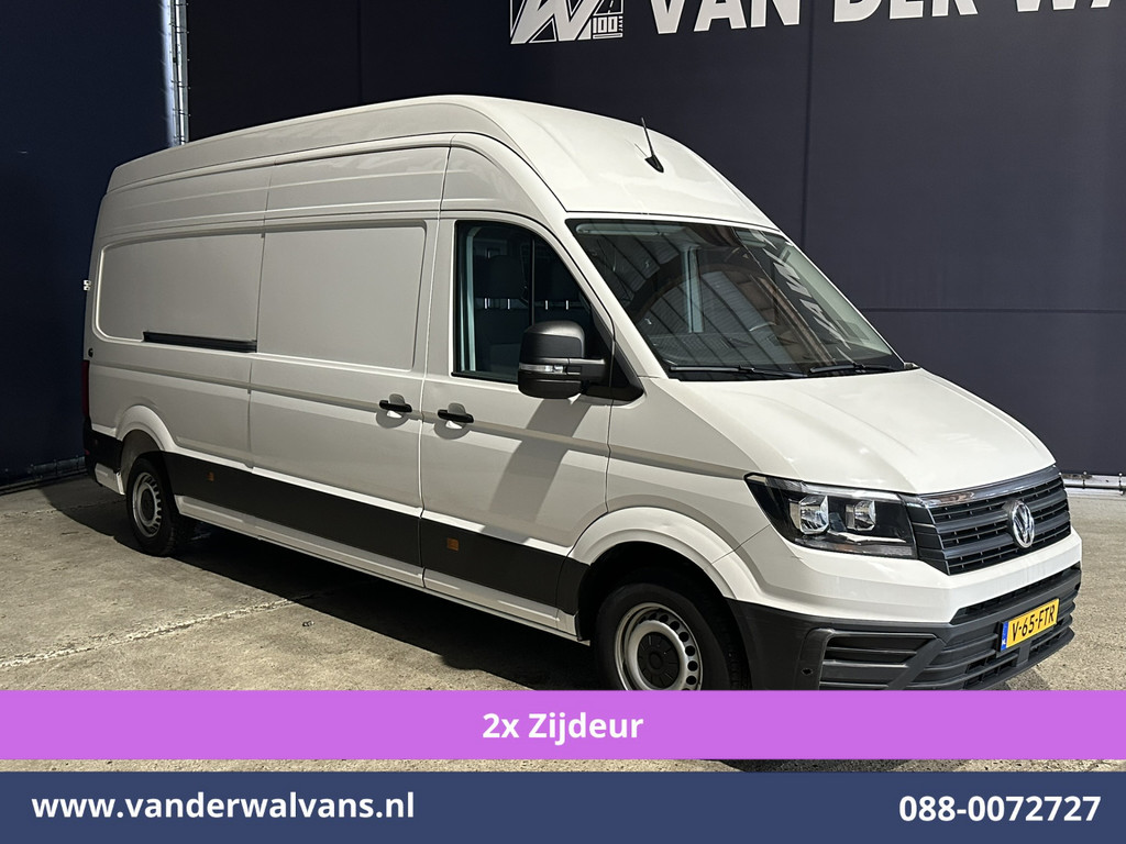 Volkswagen Crafter 2.0 TDI 140pk L4H4 L3H3 Euro6 # Airco | 2x Zijdeur | Camera | Apple Carplay android auto, bijrijdersbank, 270 gr. achterdeuren, 3000kg trekvermogen 10