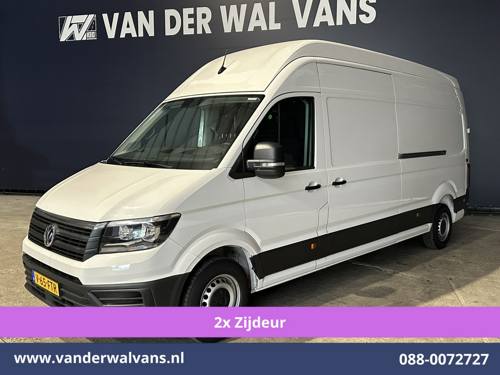 Volkswagen Crafter 2.0 TDI 140pk L4H4 L3H3 Euro6 # Airco | 2x Zijdeur | Camera | Apple Carplay android auto, bijrijdersbank, 270 gr. achterdeuren, 3000kg trekvermogen 11