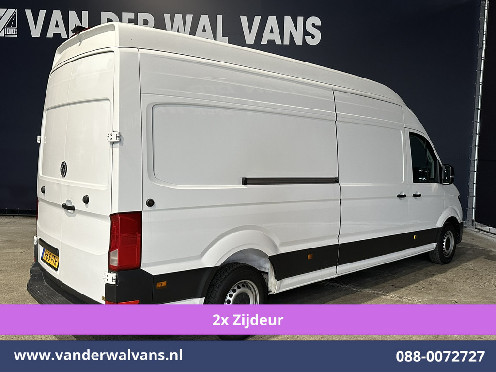 Volkswagen Crafter 2.0 TDI 140pk L4H4 L3H3 Euro6 # Airco | 2x Zijdeur | Camera | Apple Carplay android auto, bijrijdersbank, 270 gr. achterdeuren, 3000kg trekvermogen 12