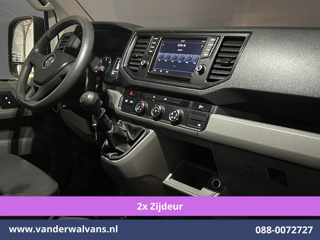 Volkswagen Crafter 2.0 TDI 140pk L4H4 L3H3 Euro6 # Airco | 2x Zijdeur | Camera | Apple Carplay android auto, bijrijdersbank, 270 gr. achterdeuren, 3000kg trekvermogen 9