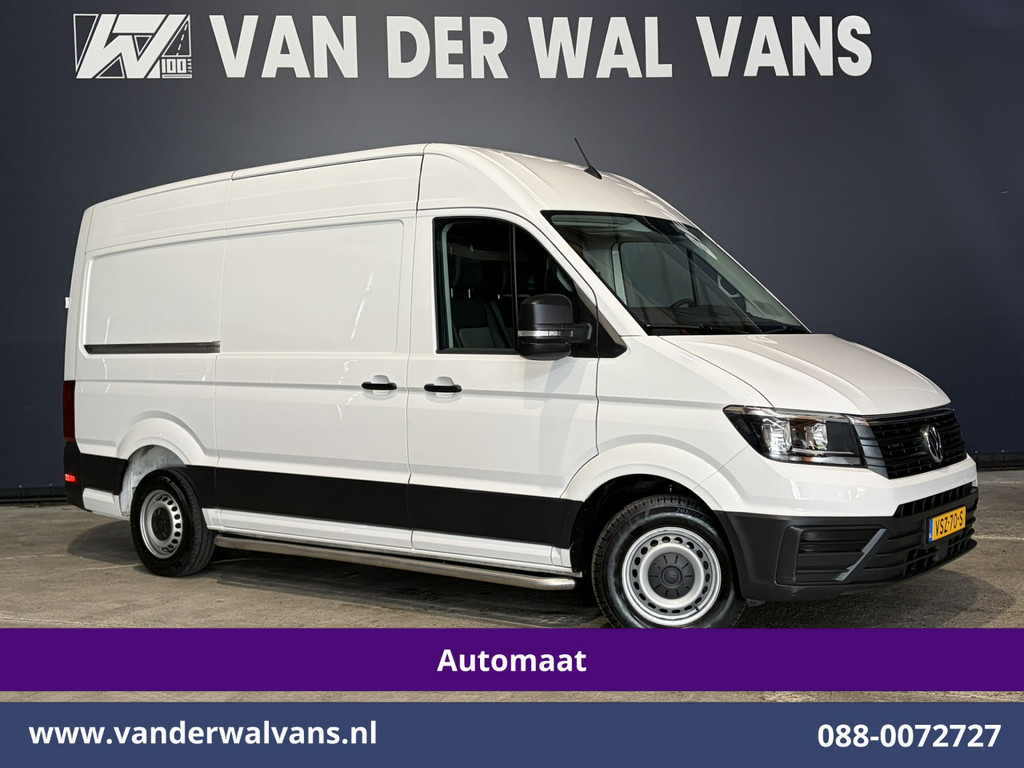 Volkswagen Crafter 2.0 TDI 141pk Automaat L3H3 L2H2 Euro6 Airco | Camera | Apple Carplay | 3000kg Trekhaak | Cruisecontrol Sidebars, Bijrijdersbank